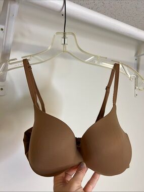 Auden Embedded Wire Demi‎ Bra in Brown- 34B